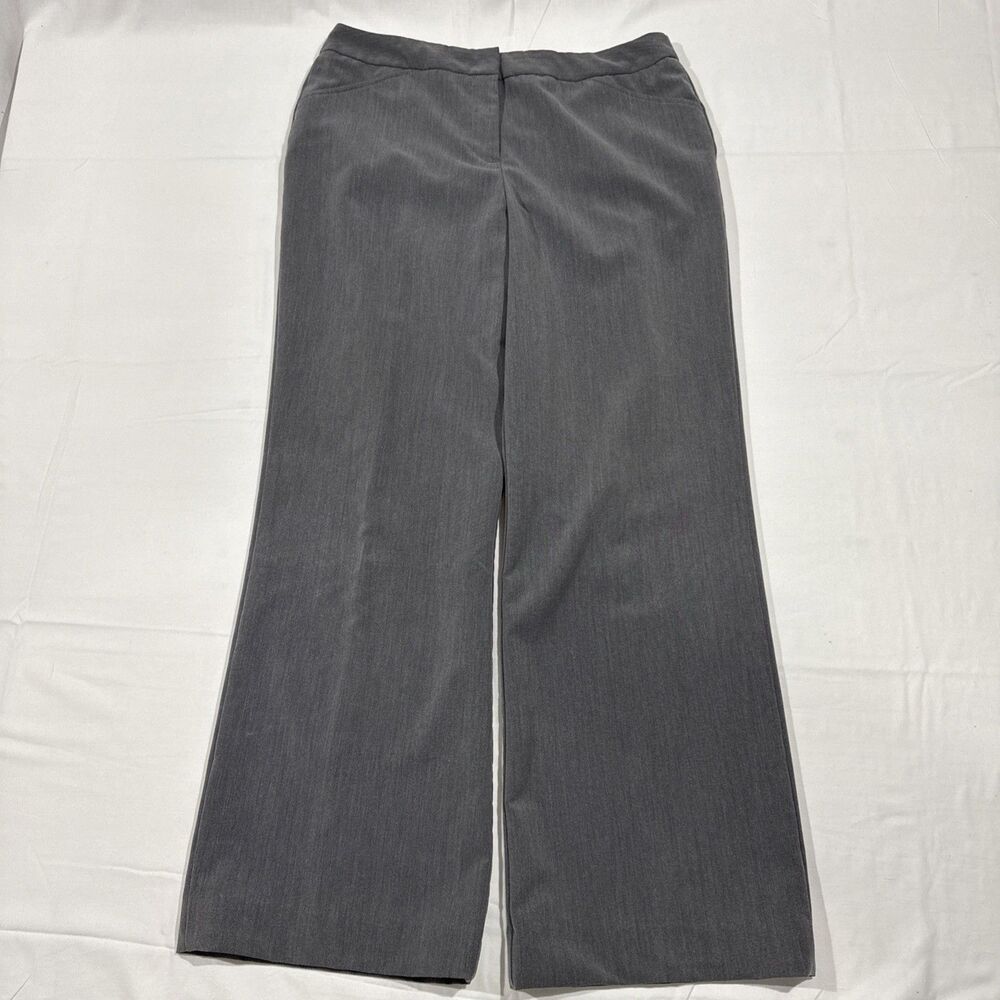 nicole miller linen pants Size 12 Gray